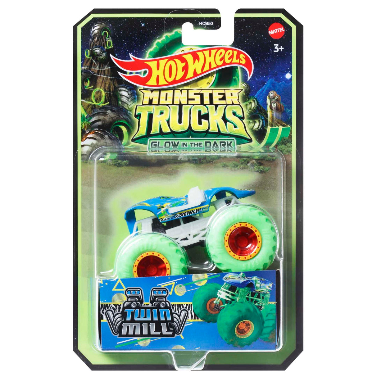 Hot Wheels Monster Truck Glow in the Dark