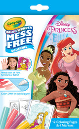 Color Wonder Mini | Disney Princess mess-free coloring set with 12 pages, 4 markers, and favorite princess characters.