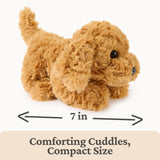 Soft and cuddly 7-inch plush puppy perfect for snuggling and gifting on the go.