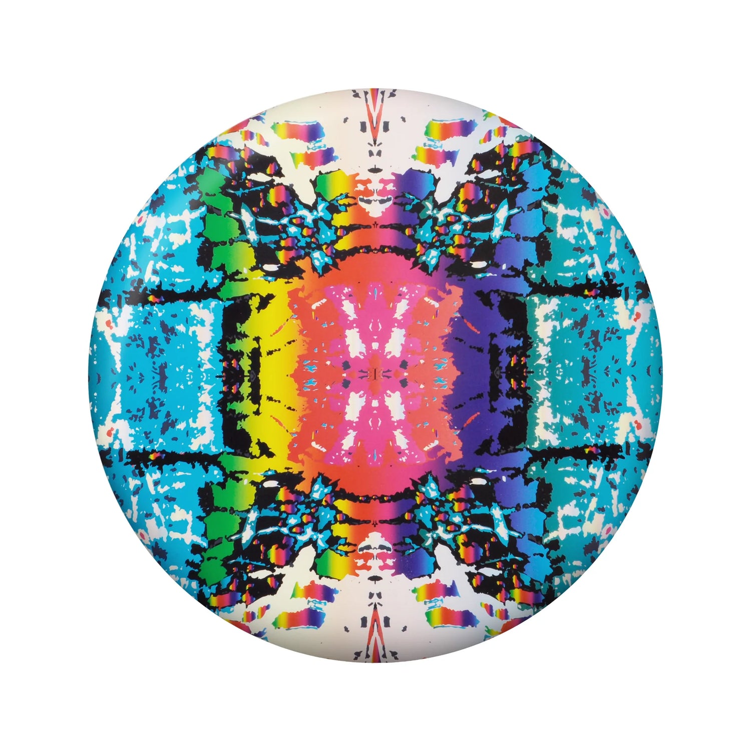 Waboba Wingman Disc PRO colorful flying disc with vibrant abstract pattern and flexible silicone design.