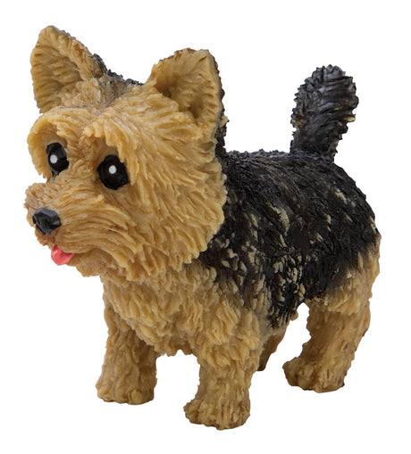 Pocket Pup Series 2 small huggable dog figurine with detailed fur, perfect for desks or pockets.