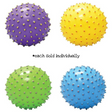 Spiky Jelly Ball | Two-Tone textured nubbly balls in bright assorted colors, perfect for kids' play and sensory fun.