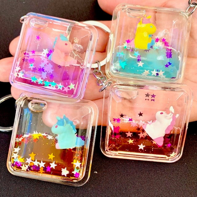 Floating Unicorn KeyChain