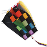 Parafoil 2 Kite | Rainbow Tecmo with vibrant rainbow colors and ripstop nylon fabric ready for windy adventures.