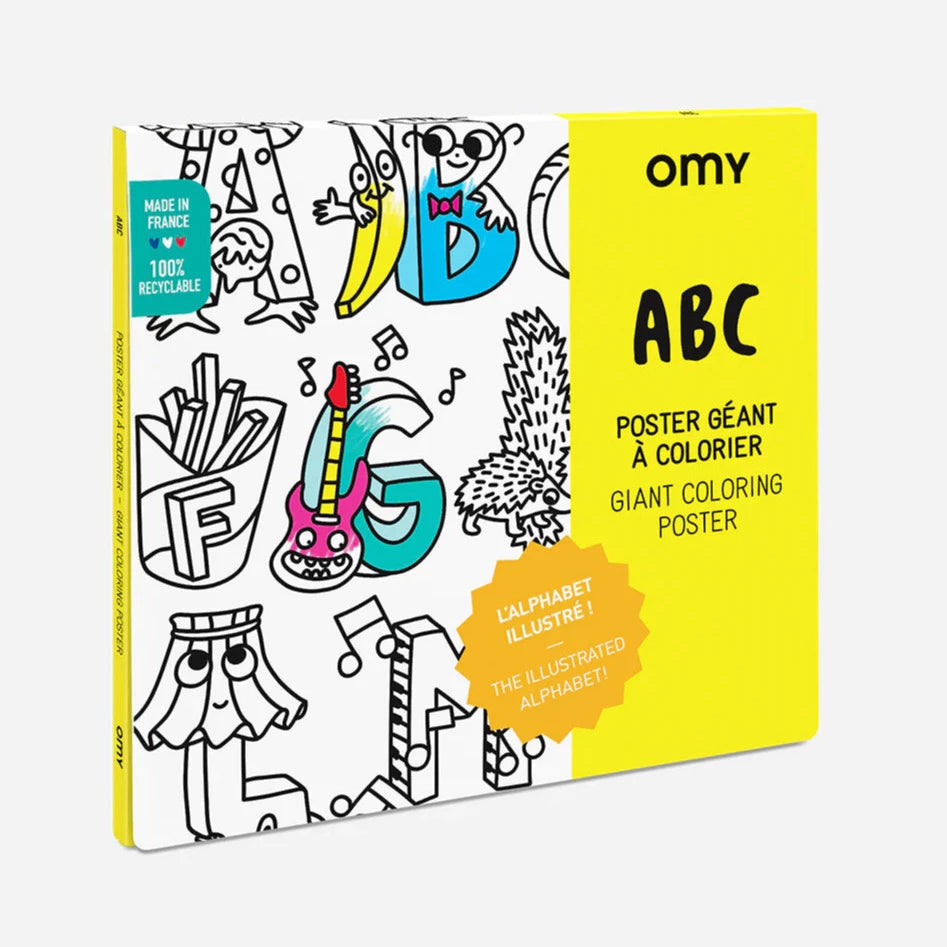 ABC Giant Coloring Poster