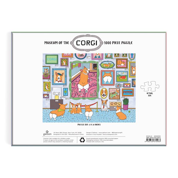 1000pc Museum of the Corgi Puzzle