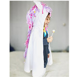 Baby White Unicorn Cape | Size 2-3