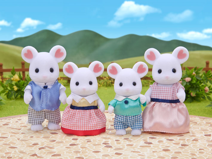 Marshmallow Mouse Family