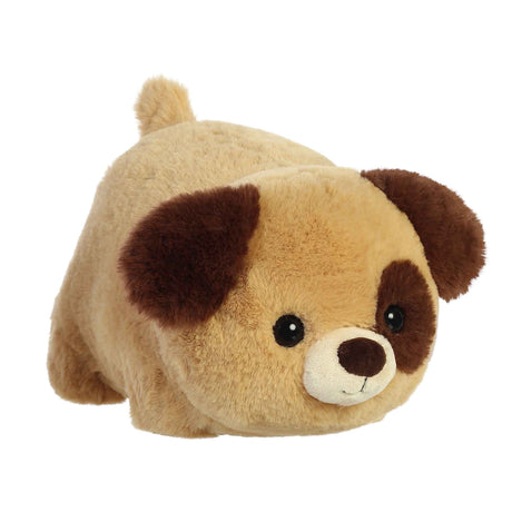 Spudster Dog Doodle plush toy with soft brown fur, floppy ears, round body, and sweet lovable facial expression.