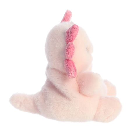 Soft, fluffy Palm Pals Axolotl Ax plush toy, 5 inches, perfect for cuddling and adventures.