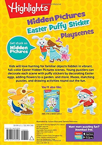 Easter Puffy Stickers