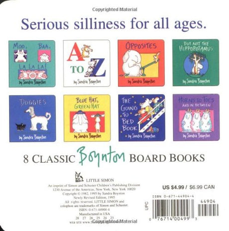 But Not the Hippopotamus board book cover featuring a shy hippo in Sandra Boynton’s classic children’s series.