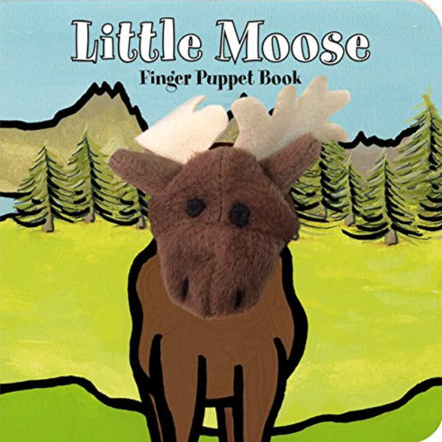 Little Moose Finger Puppet Board Book