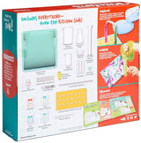 Kitchen Science Lab kit box showing included science tools, kitchen sink station, and experiment instructions for kids.
