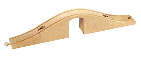 Viaduct Bridge wooden railway track piece for kids' BRIO train set to go over roads, suitable for ages 3 and up.