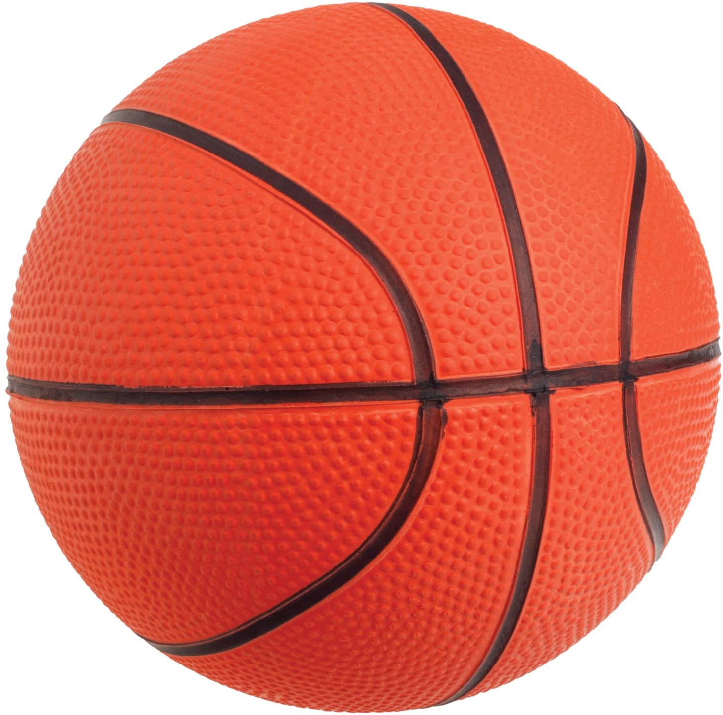 Hoops Basketball Set featuring a classic orange 5-inch basketball for indoor and outdoor fun and play.