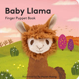 Baby Llama with Finger Puppet