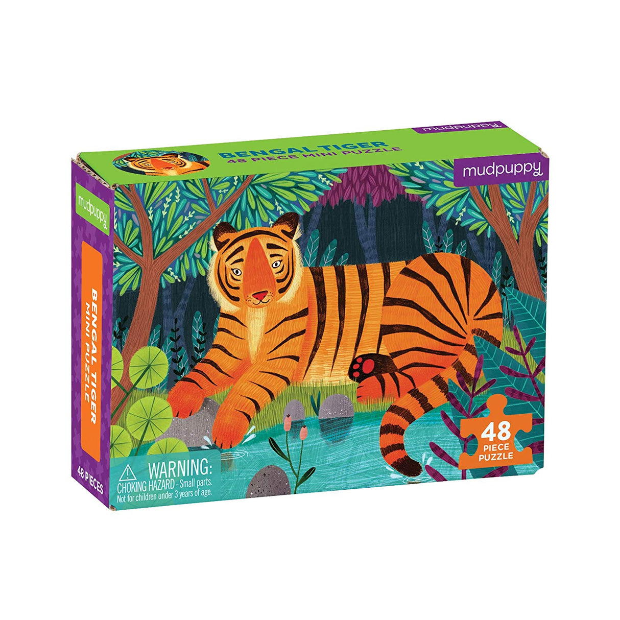 48pc Bengal Tiger Mini Puzzle