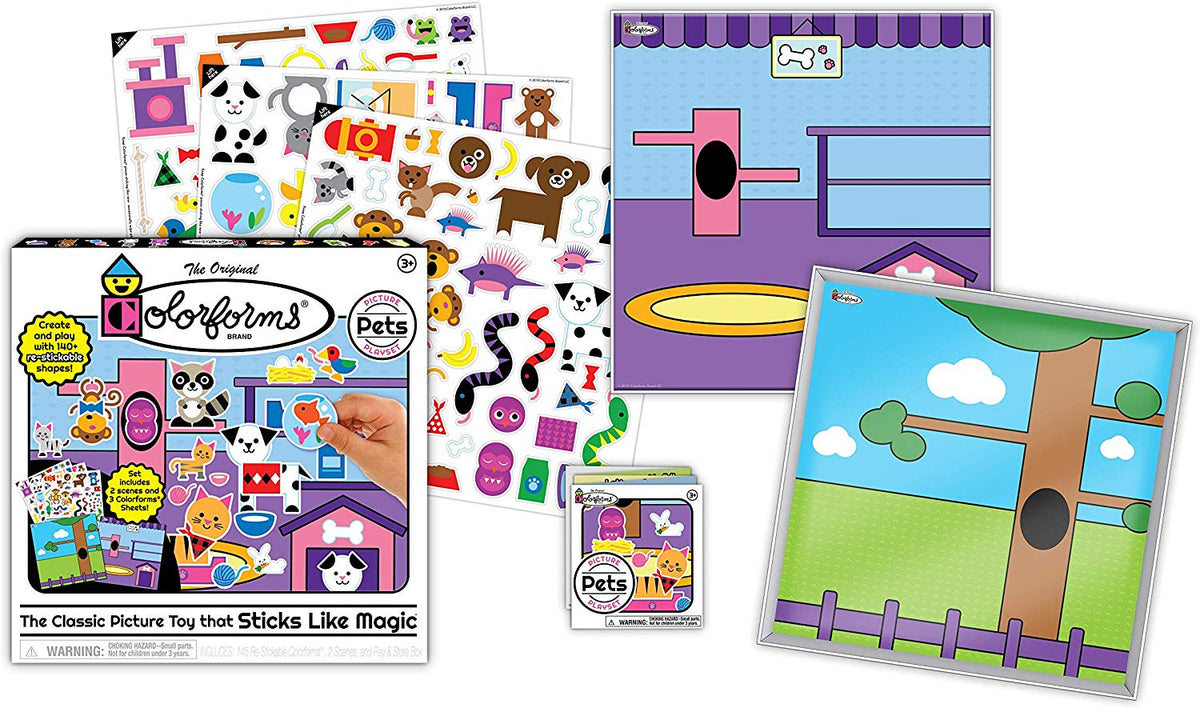 Colorforms Play Set Colorforms Play Set | Pets – Treehouse Toys