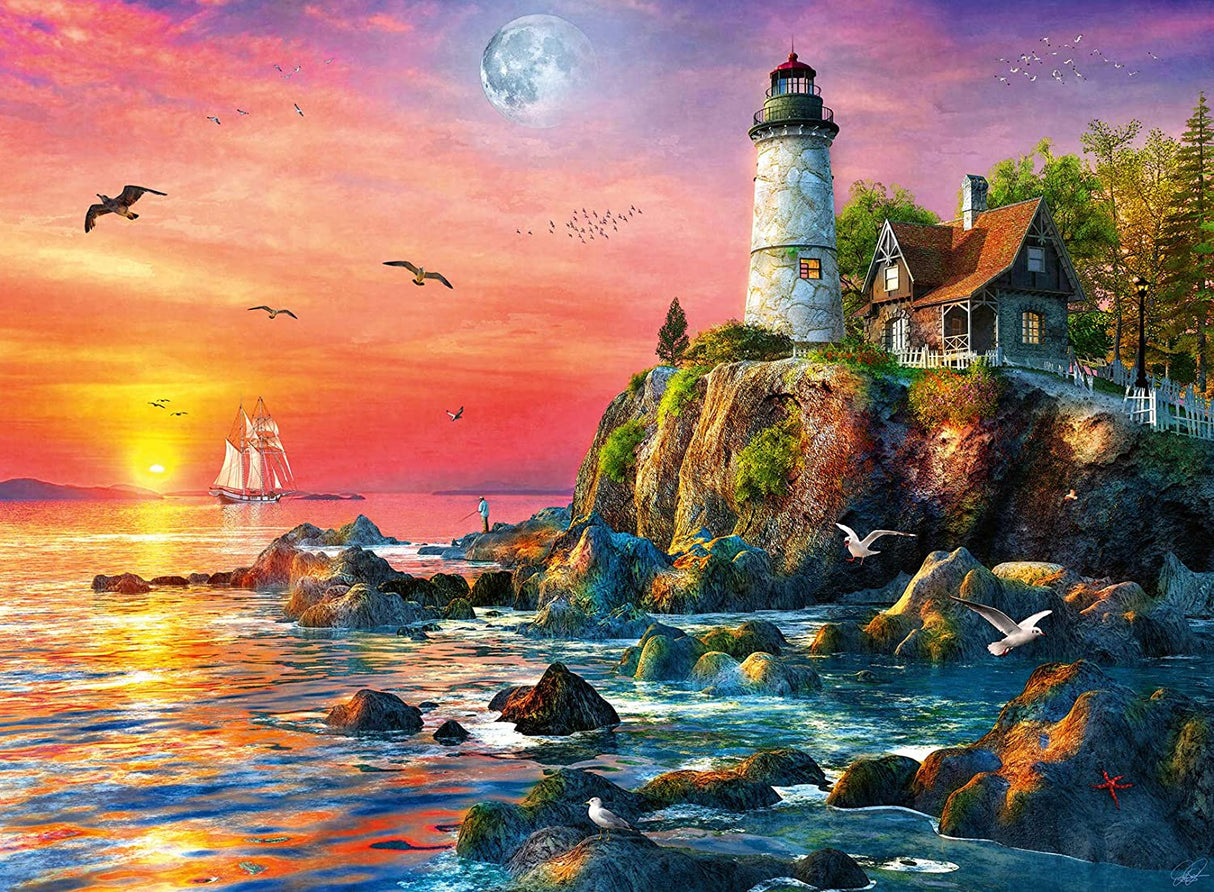 500pc Lighthouse at Sunset Puzzle