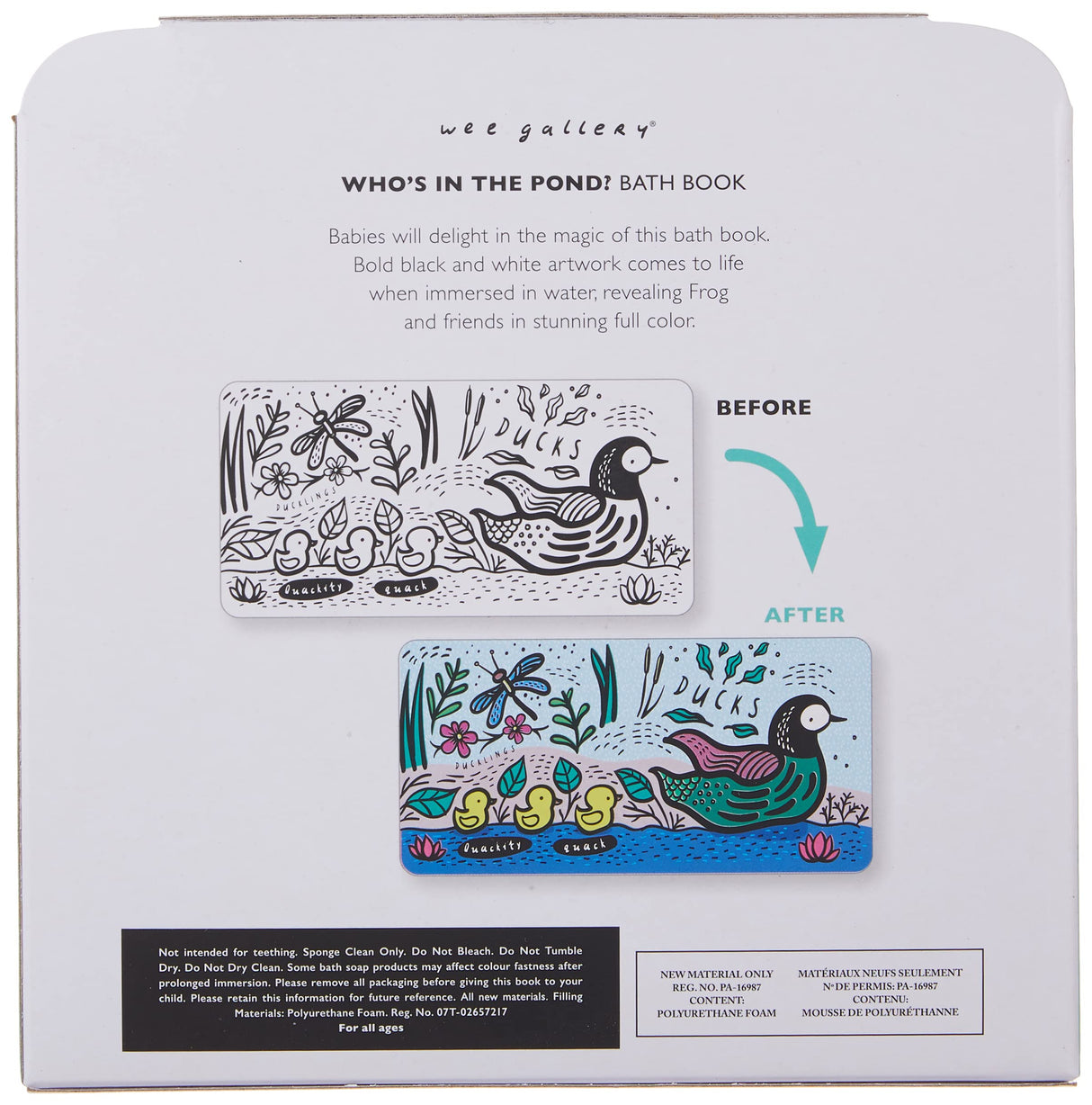 Bath Book | Color Me Who's in the Pond