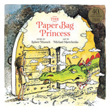 Cover of Paper Bag Princess 40th Anniversary Edition showing the princess and dragon with story and art credits.