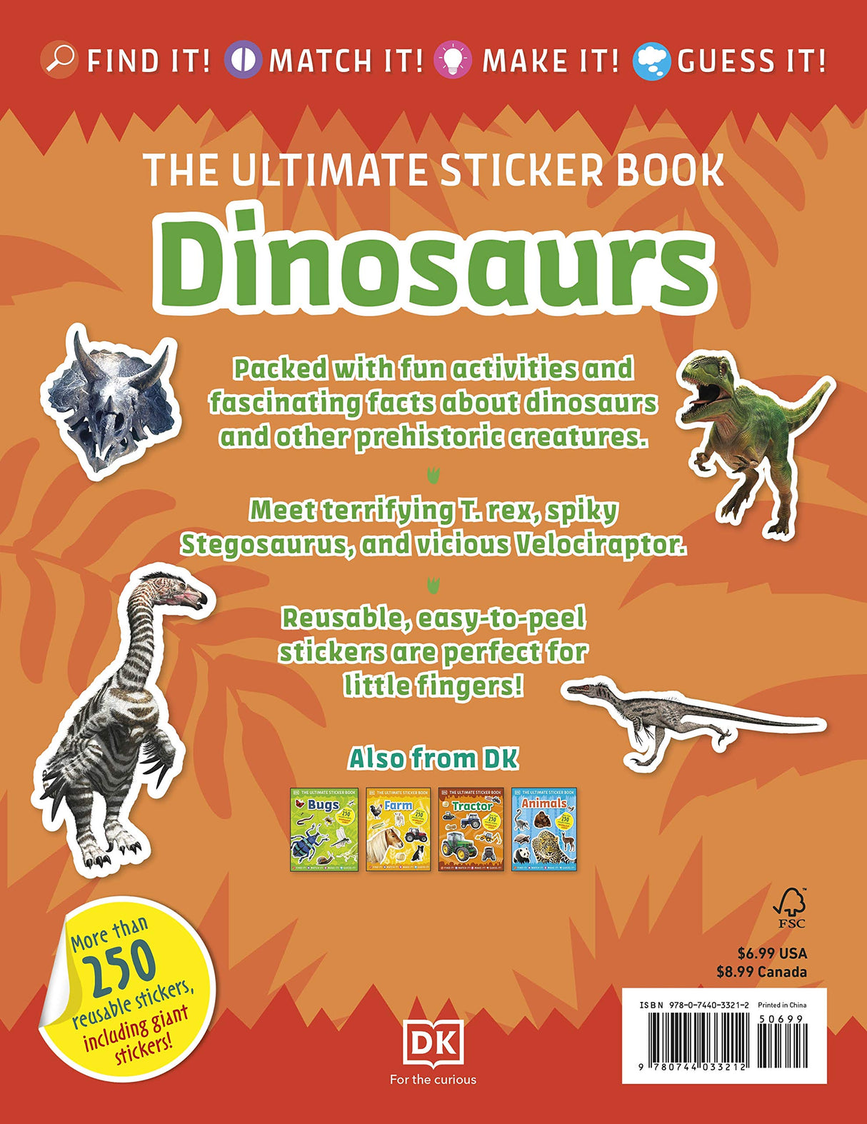 Ultimate Sticker Book | Dinosaurs