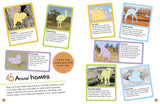 Ultimate Sticker Book | Baby Animals showing colorful baby animal stickers and animal homes activity pages for kids.