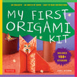 My First Origami Kit featuring colorful paper models, easy instructions, and over 150 stickers for creative folding fun.