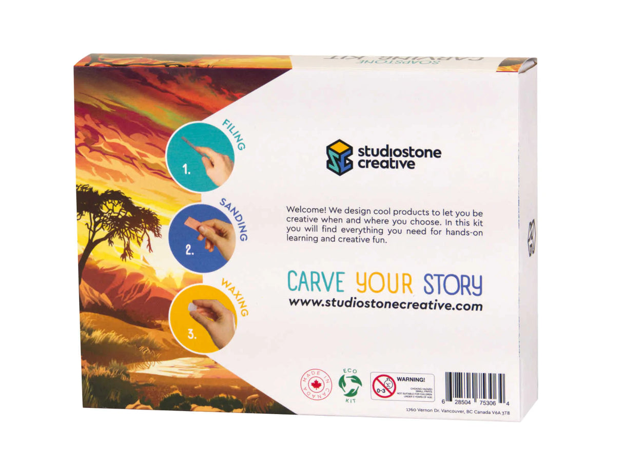 Soapstone Carving  Kit | Elephant
