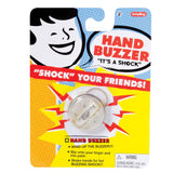 Hand Buzzer classic gag metal toy that gives a shocking good time, perfect for pranks and fun handshakes.