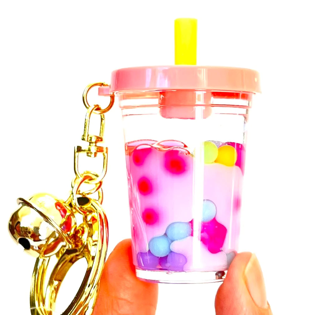 Boba Milk Tea Resin Charm, Cute Unique Assorted Miniature Fake