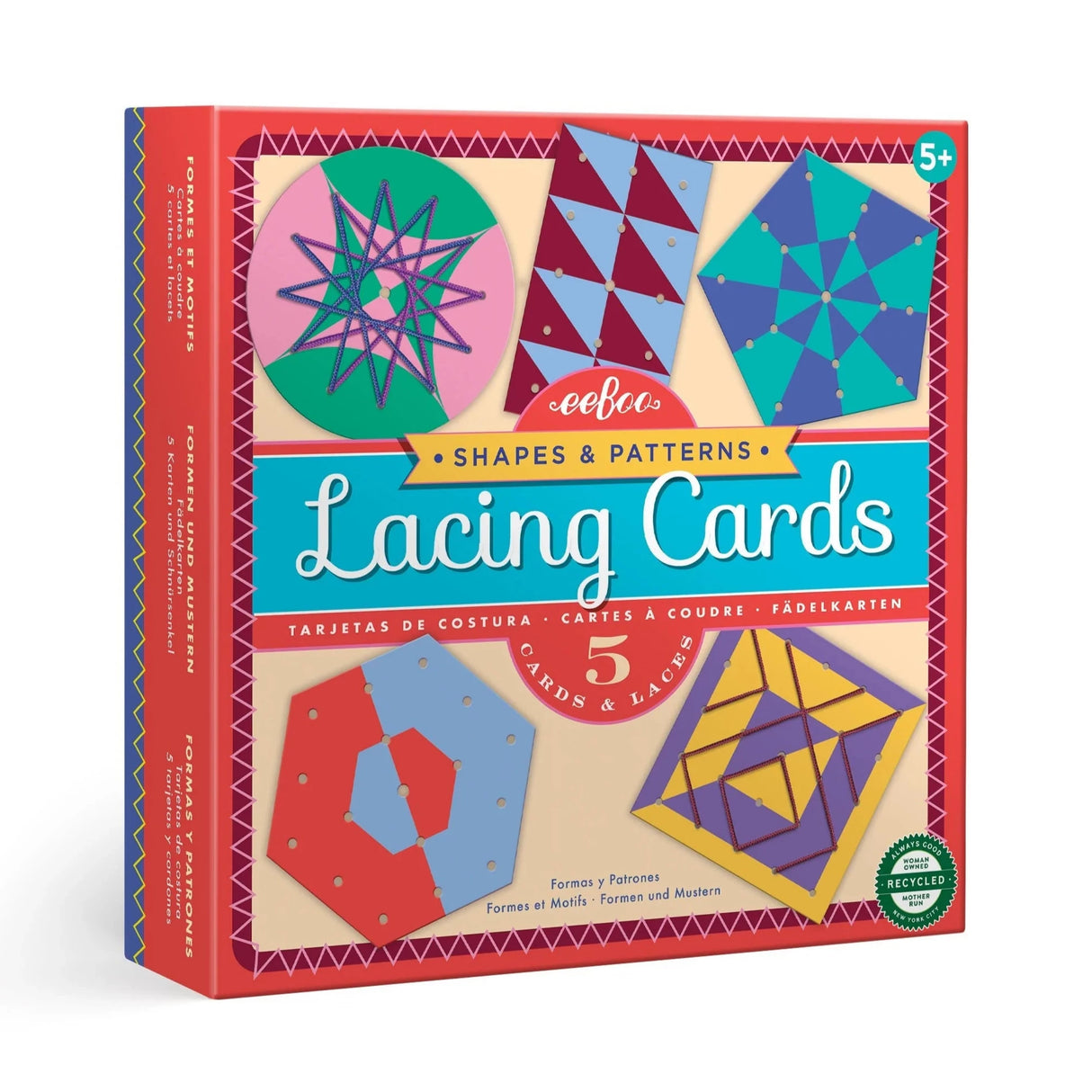 Lacing Cards Shapes & Patterns