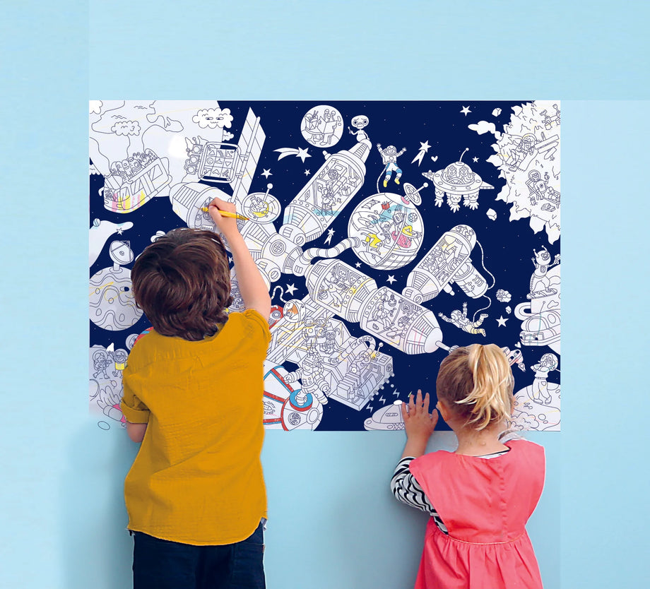 Ocean Giant Coloring Poster – Treehouse Toys