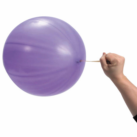 Punch Balloons purple balloon being punched, classic 16-inch inflatable toy for kids ages 3 and up, pack of 4.