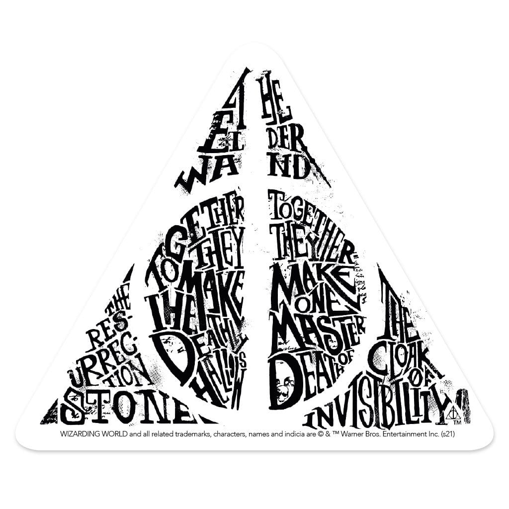 Vinyl Sticker Deathly Hallows