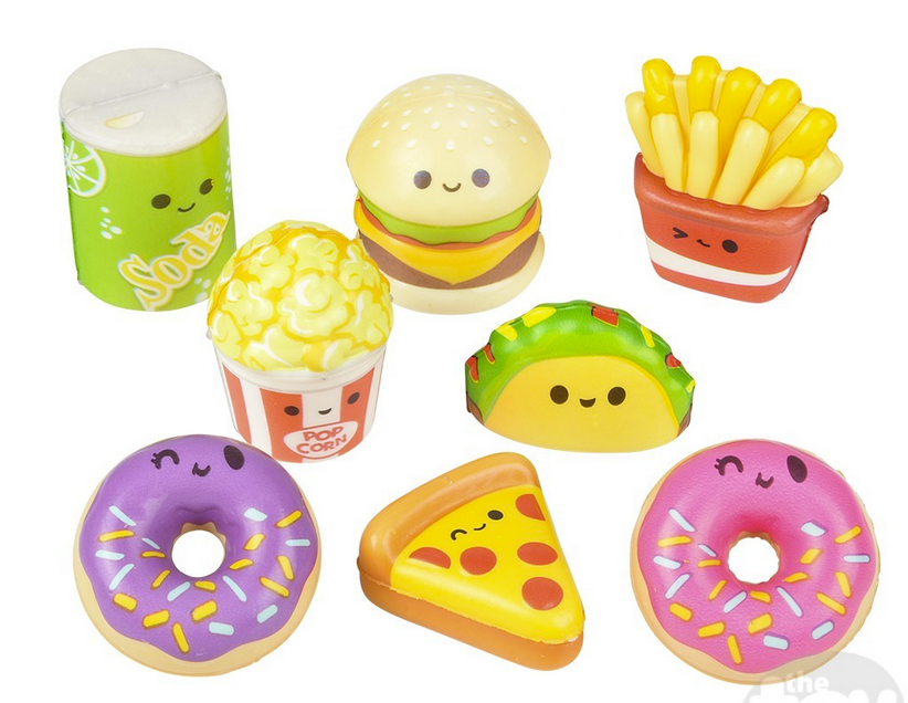 Squishy food deals toys