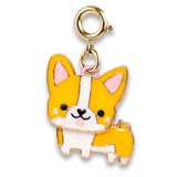 Gold Corgi Charm