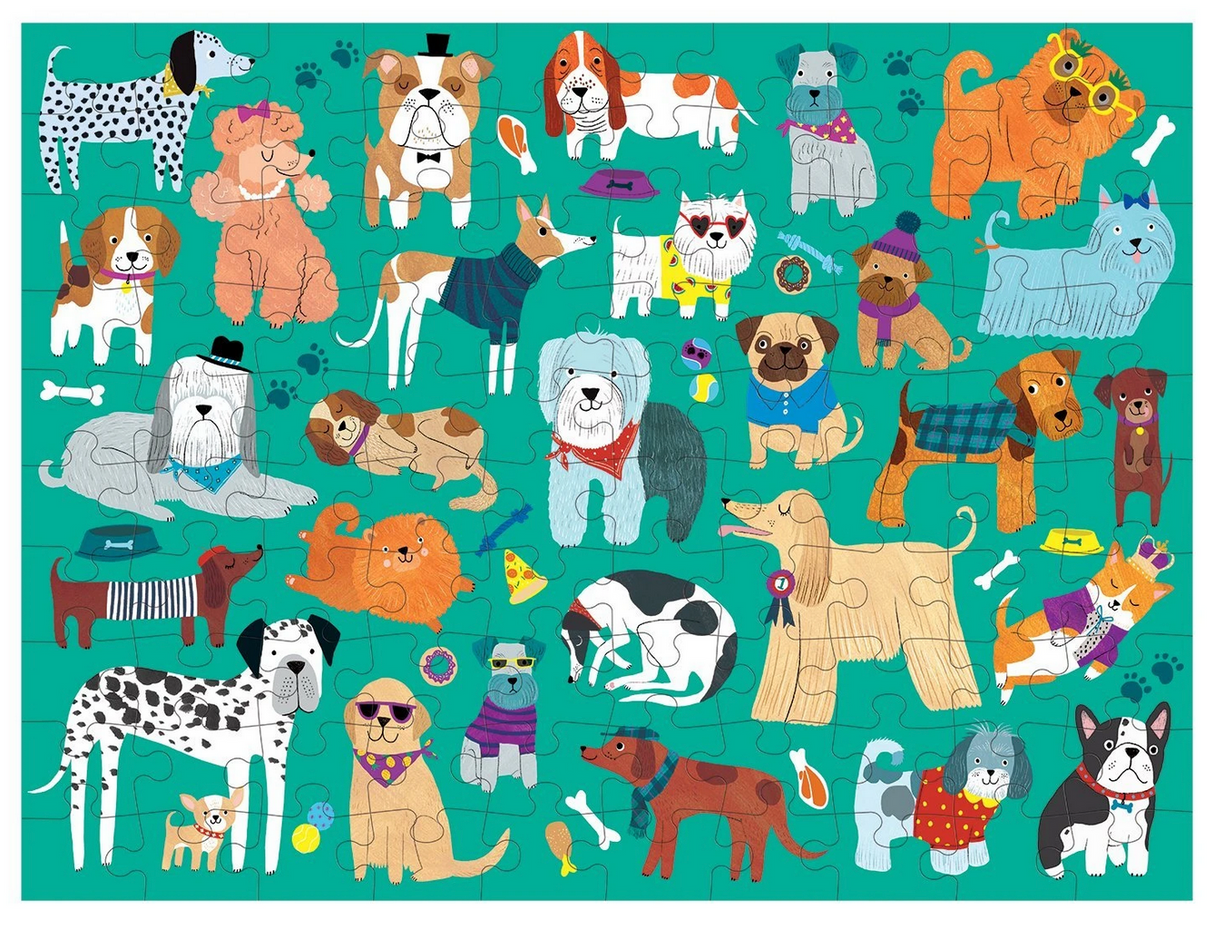 100pc Cats & Dogs Doublesided Puzzle