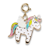 Gold Flying Unicorn Charm