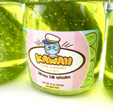 Shimmery Pickle Clear Slime