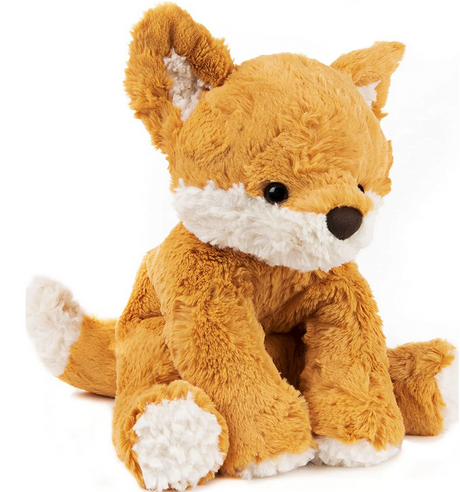 Cozys Fox 10" orange plush with rippled fur and floppy limbs perfect for hugging and playtime.