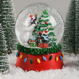 Polar Bear & Penguins Snowglobe