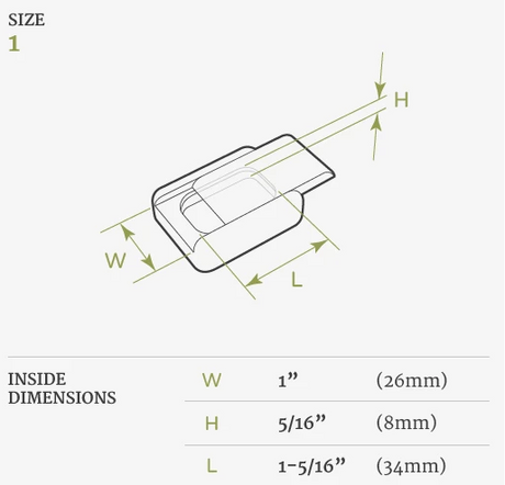 2" Flat Narrow Aspen | Monarch Butterfly box with hidden sliding lid and detailed inside dimensions diagram.