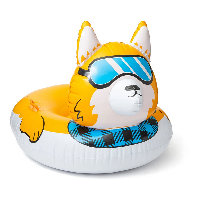 Snow Tube Corgi