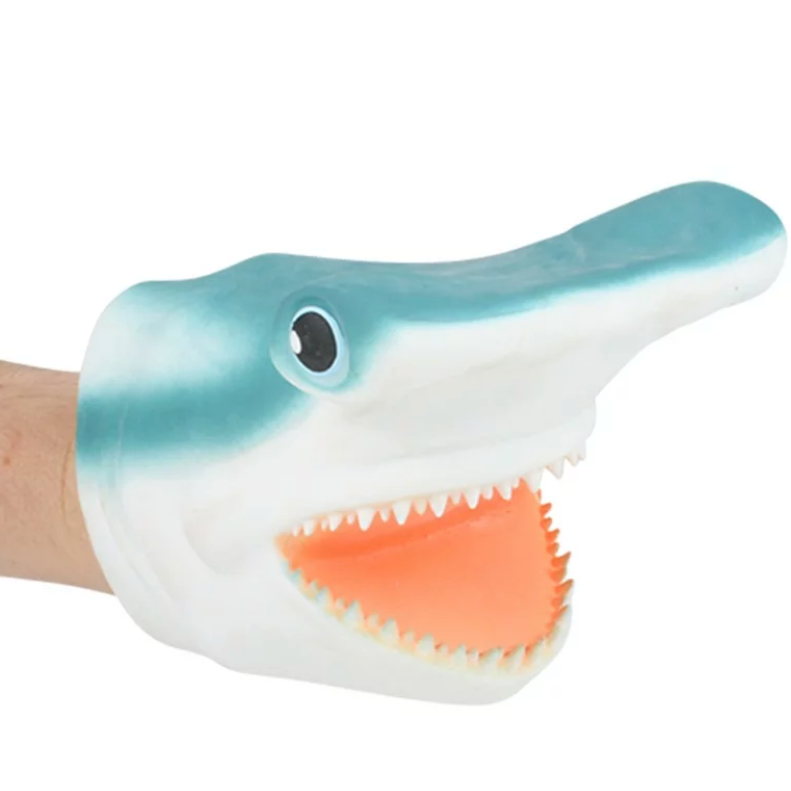 Hammerhead Shark Rubber Puppet Treehouse Toys