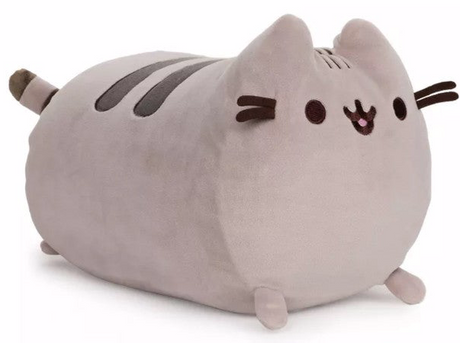Pusheen Squisheen Log Small plush with soft fabric, signature smile, and squishy shape perfect for cuddling and play.
