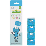 Glo Pals Cookie Monster light-up cubes that activate in water, perfect for bath time or sensory play for ages 3+