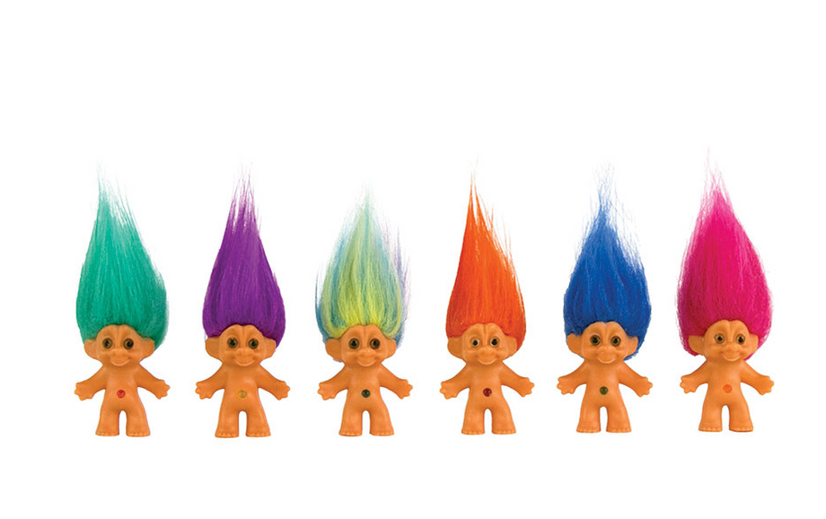 Little top troll toys
