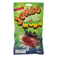 Jumbo Slimy Worm packaged toy with colorful, gooey, squishy, and stretchy worm inside for kids ages 5 and up.